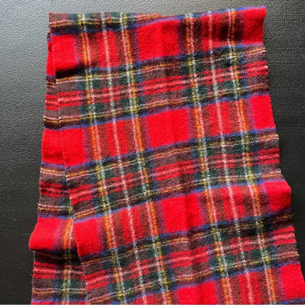 Vintage The Scotch House Scarf London Paris Cashmere Johnstons Elgin Scotland - Picture 2 of 8